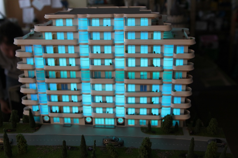 Архитектурный макет дома с подсветкой Фото 5