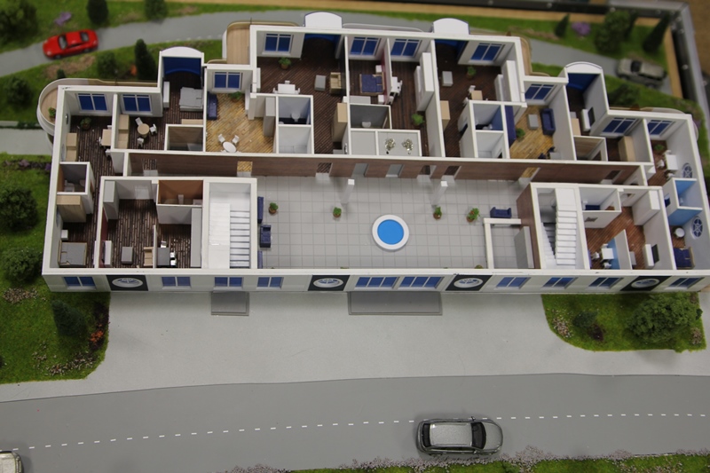 Архитектурный макет дома с подсветкой Фото 4