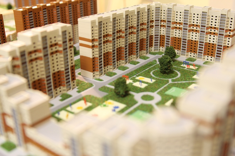 Архитектурный макет жилого квартала в г. Раменское Фото 3