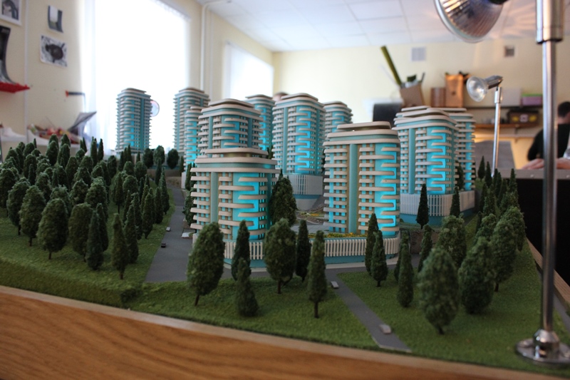 Архитектурный макет планируемой застройки в Алуште (Крым) Фото 3