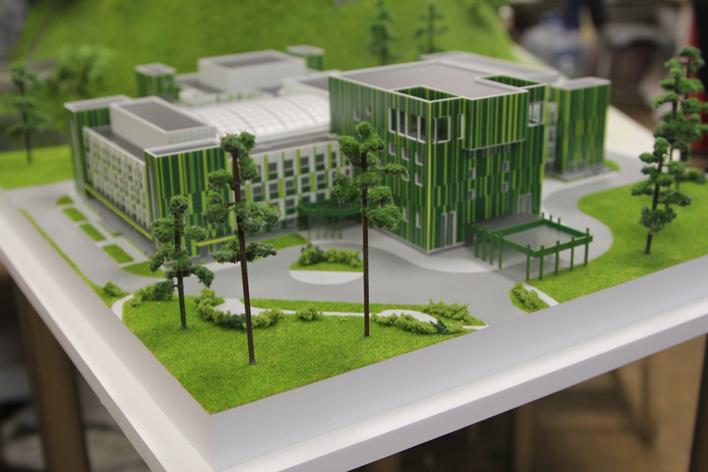 Архитектурный макет больницы Фото 4