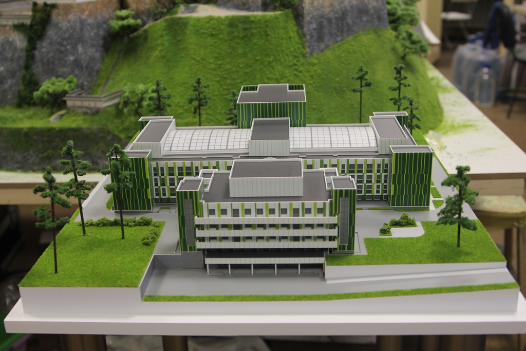 Архитектурный макет больницы Фото 3