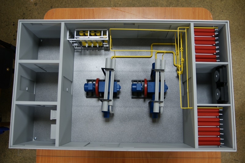 Модель оборудования в контейнере для Газпрома Фото 7