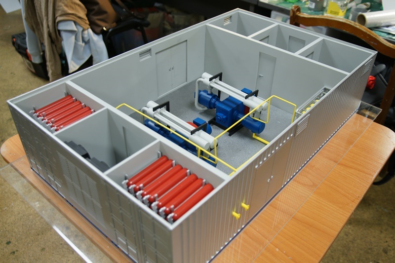 Модель оборудования в контейнере для Газпрома Фото 3