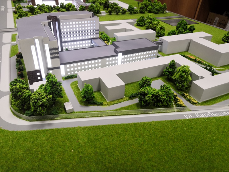 Архитектурные макеты больниц в г. Балашиха Фото 4