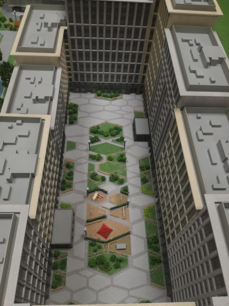 Архитектурный макет ЖК Искра Парк для компании ГАЛС-Девелопмент Фото 11