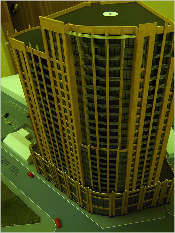Макет высотного здания на ул. Б. Грузинская, Москва Фото 3
